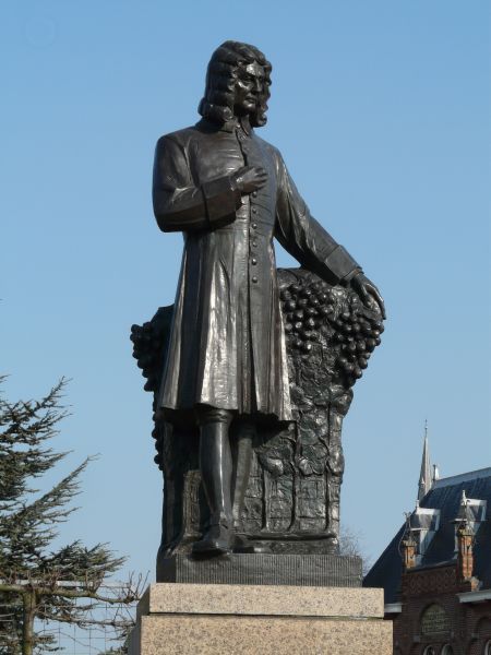 Standbeeld van Franciscus Verburch, grondlegger van de druiventeelt in het Westland.