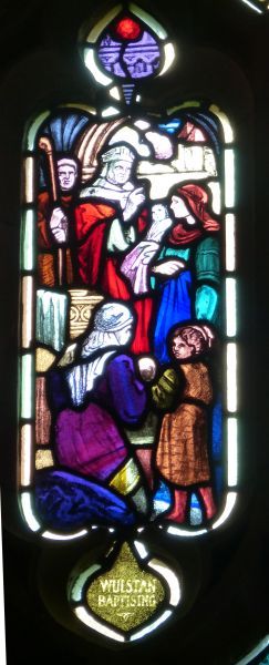 Sint Wulfstan doopt