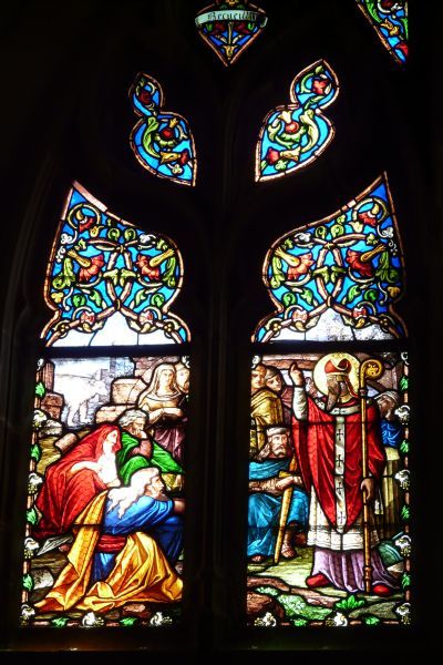 Sint Vaast verkondigt evangelie.