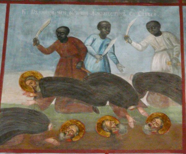 Marteldood van Johannes en drie gezellen.