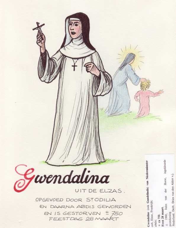 Einhildis van Niedermünster met Gundelinda (1)