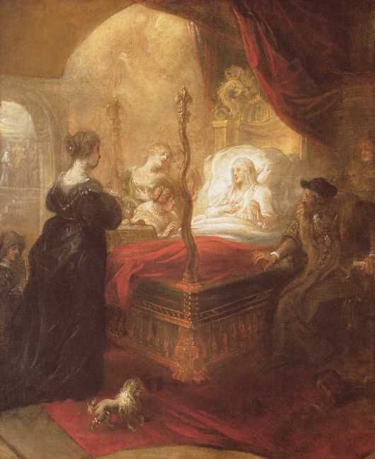 Franciscus meldt Louise van Savoye de geboorte van een zoon.