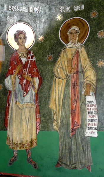 Agapè van Thessalonica met Chionia, Irene, Casia, Filippa, Eutychia en Agathon (1)