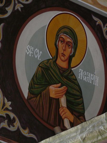 Agapè van Thessalonica met Chionia, Irene, Casia, Filippa, Eutychia en Agathon (2)