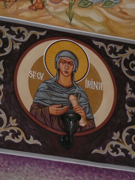 Agapè van Thessalonica met Chionia, Irene, Casia, Filippa, Eutychia en Agathon (3)