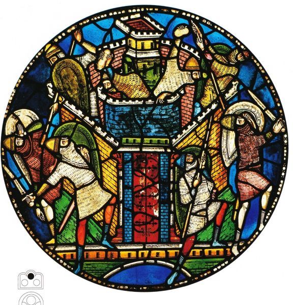 Noormannen belegeren Canterbury.