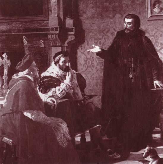 Canisius voor keizer Ferdinand I en kardinaal Truchsess von Waldburg.