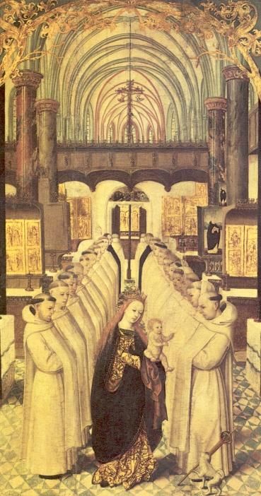 Verschijning van Maria aan Sint Dominicus.