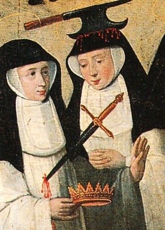 Bernardus van Alcira met Gratia en Maria (2)