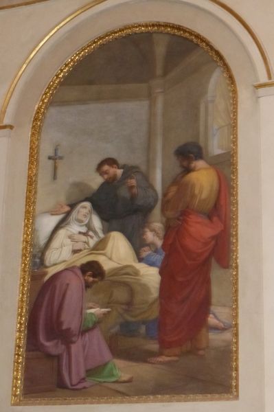 Augustinus & Navigius aan sterbed moeder Monica