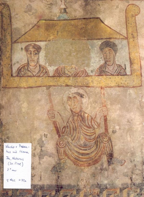 Vlucht van Proculus uit Verona.