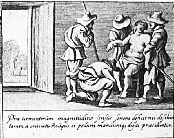 Cornelis ontkleed (waarmee de gelijkenis met Jezus' lijden wordt benadrukt).