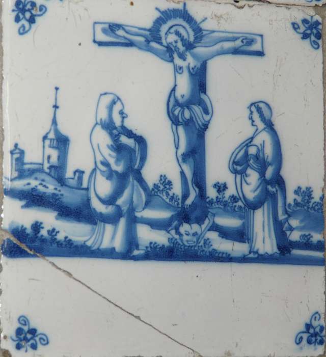 Jezus sterft, Maria en Johannes