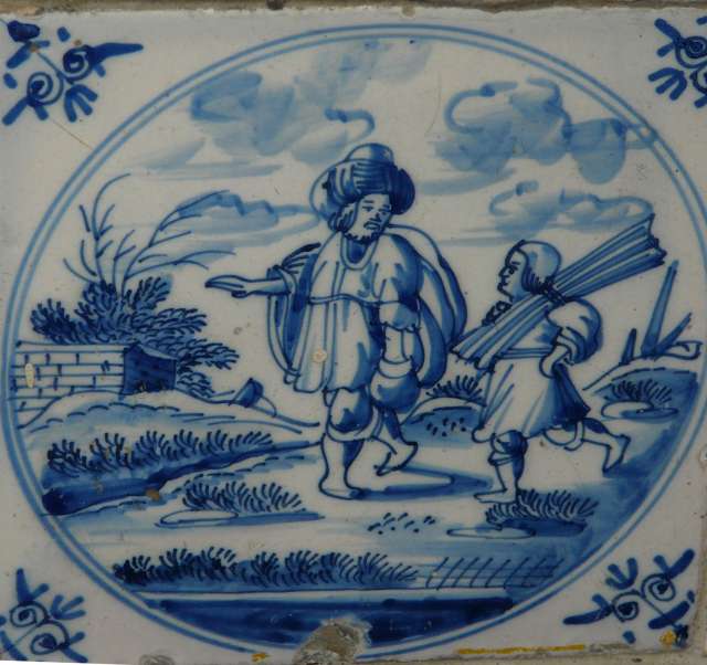 Abraham en Isaak op weg