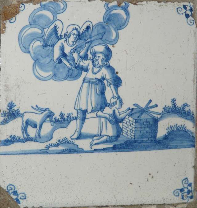Engel weerhoudt Abraham