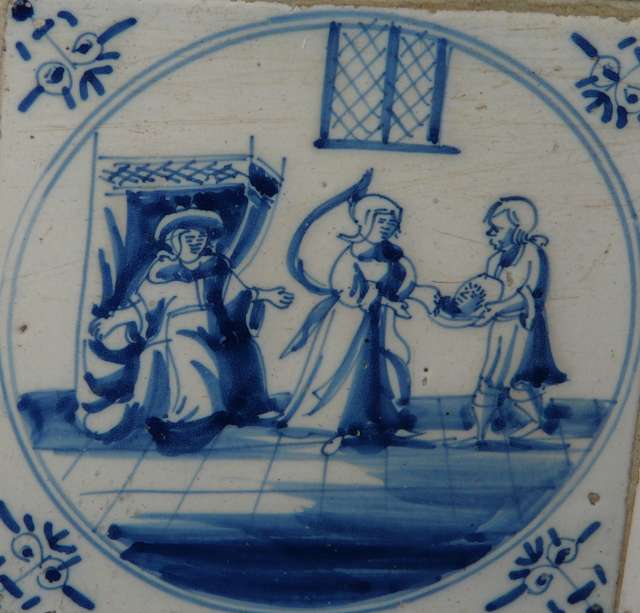 Hoofd Johannes de Doper op schaal